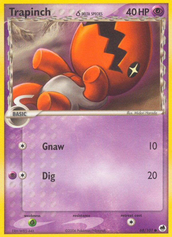 EX Dragon Frontiers Wooper #68/101